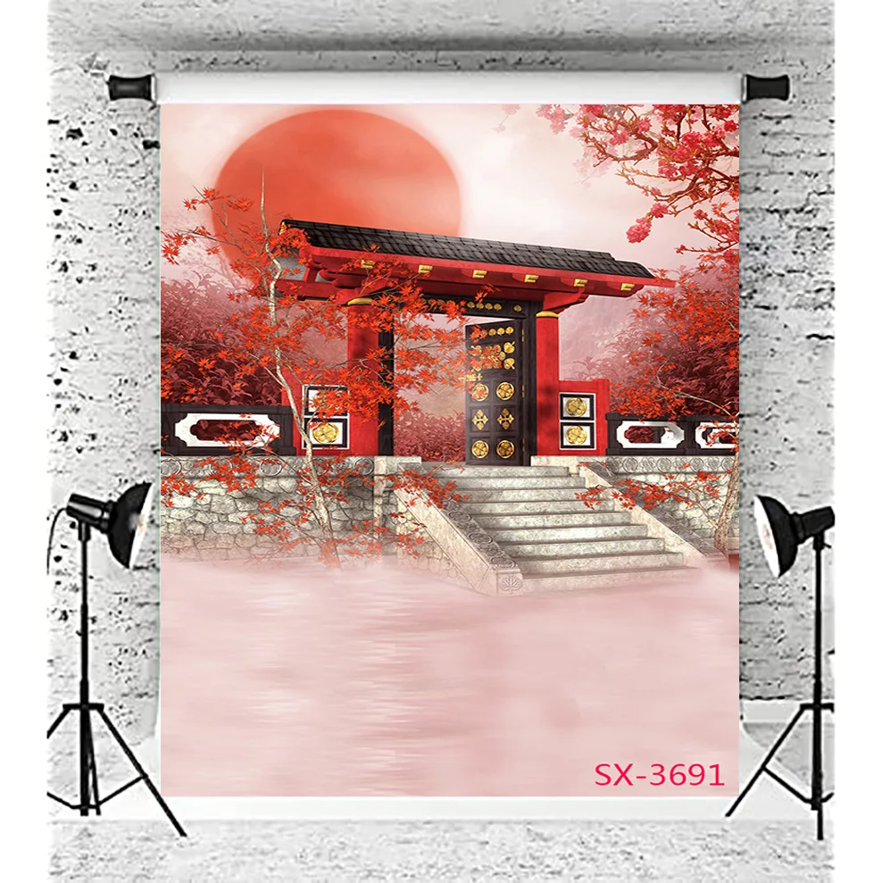 

ZHISUXI Chinese Style Joyous Opening Door Family Portraits Scenery Wedding Speciality Photography Background Props LY-02