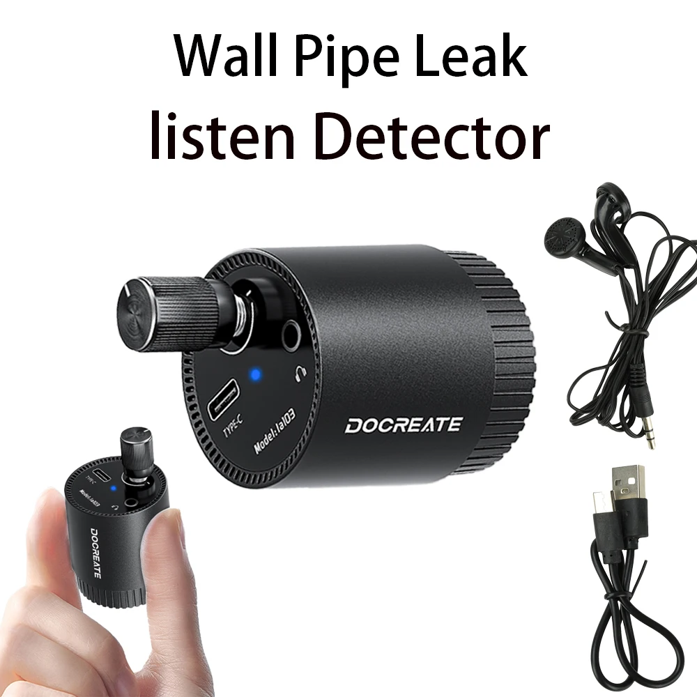 Détecteur de fuites d'eau multifonctionnel pour tuyaux, adapté à la détection de fuites dans diverses conduites de construction