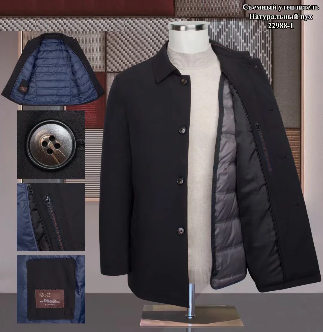 

BILLIONAIRE OECHSLI Jacket down men 2024 Autumn winter New warm long button Detachable comfort quality Coat big size M-4XL