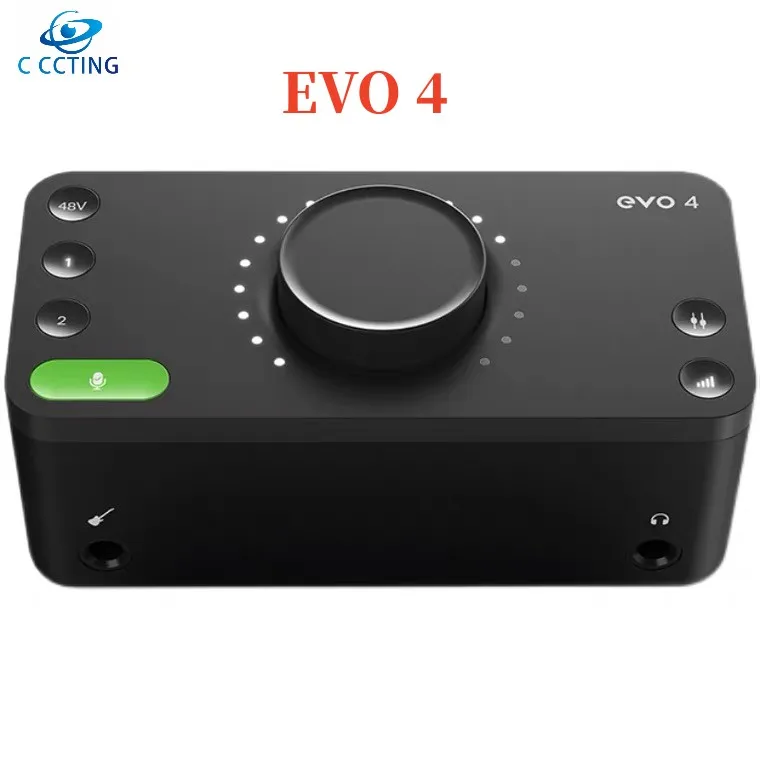 

Audient EVO4 EVO 4 Audio Interface Sound processor function amplifier for podcasting,streaming,gaming and home recording