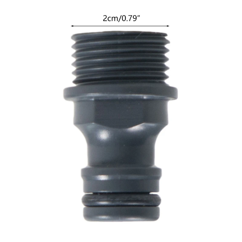 10Pcs 1/2Inch 남성 커넥터 가든 호스 탭 커넥터 호스 커넥터 스레드 탭 어댑터 정원용 빠른 커넥터