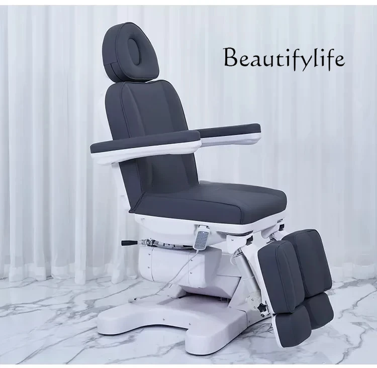 

Electric Multifunctional Facial Bed Rotating Tattoo Chair Medical Bed Recliner Can Split Leg Chair Lift
