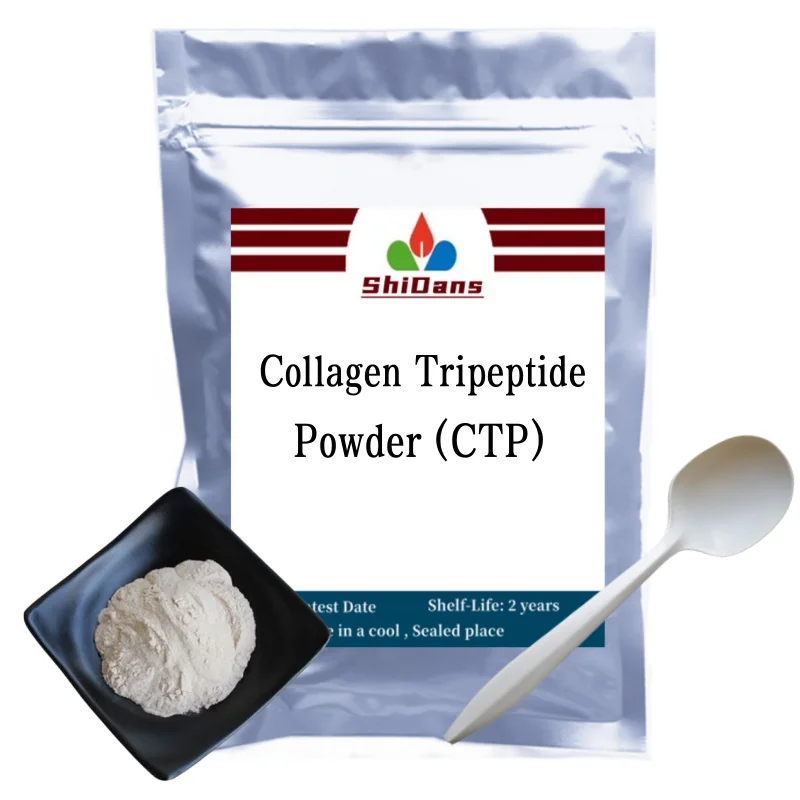 Collagen Tripeptide Powder hydrolyzed Ctp small Molecule Active Peptide Reduce Wrinkles skin Whitening And Smooth delay Aging collagen tripeptide powder