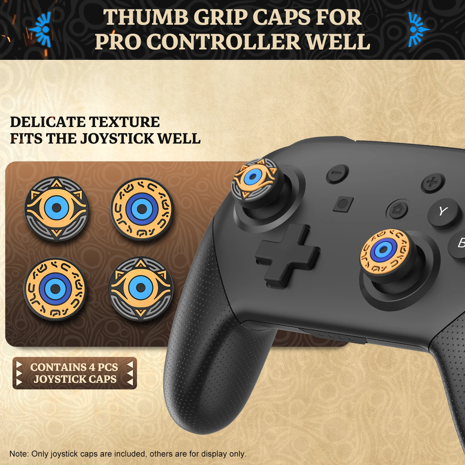 Thumb Grips Switch Pro Controller Joystick Sticking Nintendo