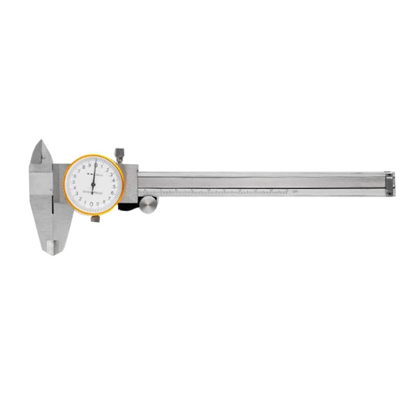 

1 Piece Double Way Shock Proof Dial Calipers 150Height Diameter Measurement Vernier Calipers 0.02Mm