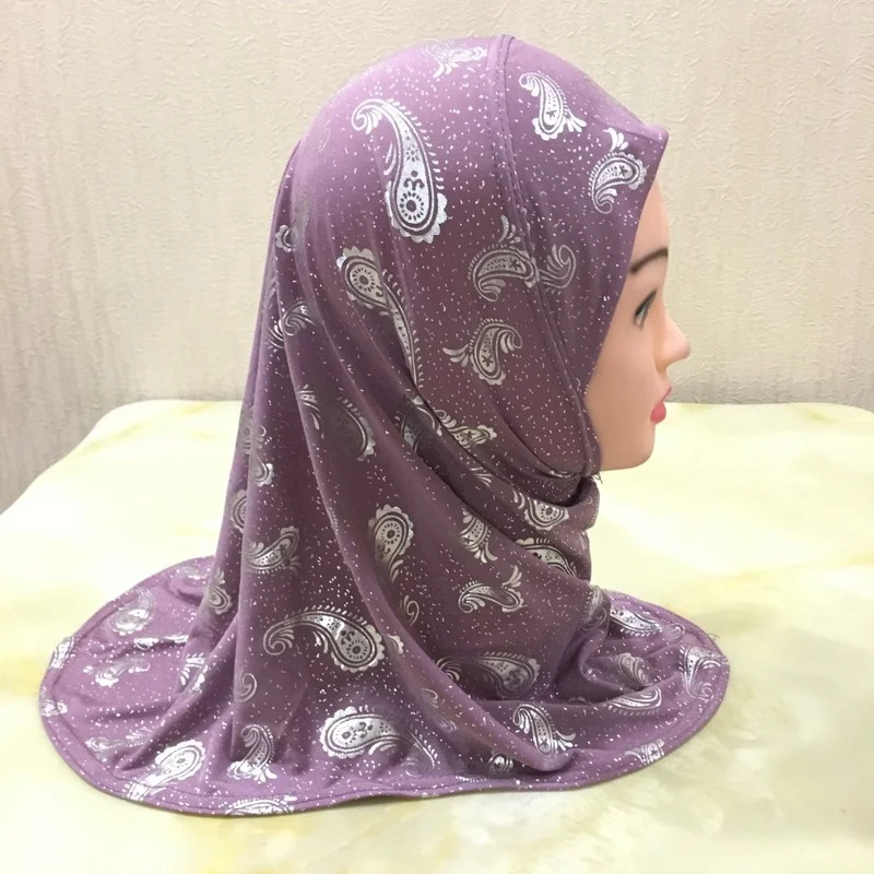 Wholesale Price Little Girl Headscarf Cute Hat Scarf Prayer Cap Fit 2-6 Years Old Muslim Kids Instant Pull on Islamic | Тематическая