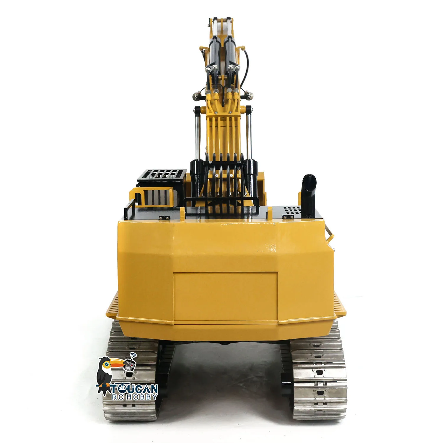 업그레이드 된 1:8 RC 유압 굴삭기 385CF 150KG 헤비 듀티 라디오 컨트롤 파는 사람 DIY 모델 Aldults 선물 THZH1841