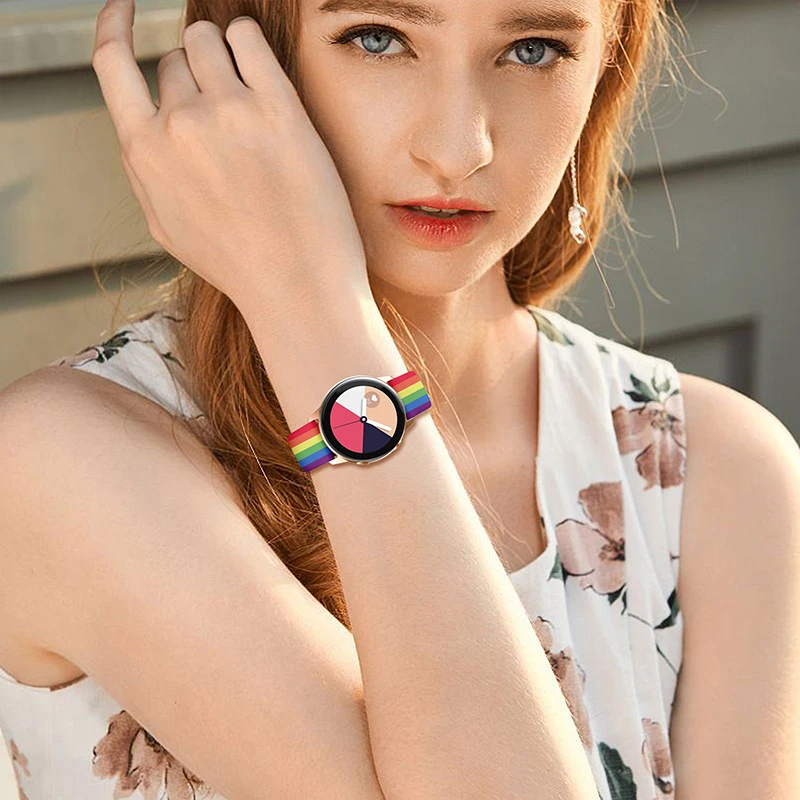 Stylish Printed Band for Smartwatch - Adjustable 22mm/20mm Strap Bracelet