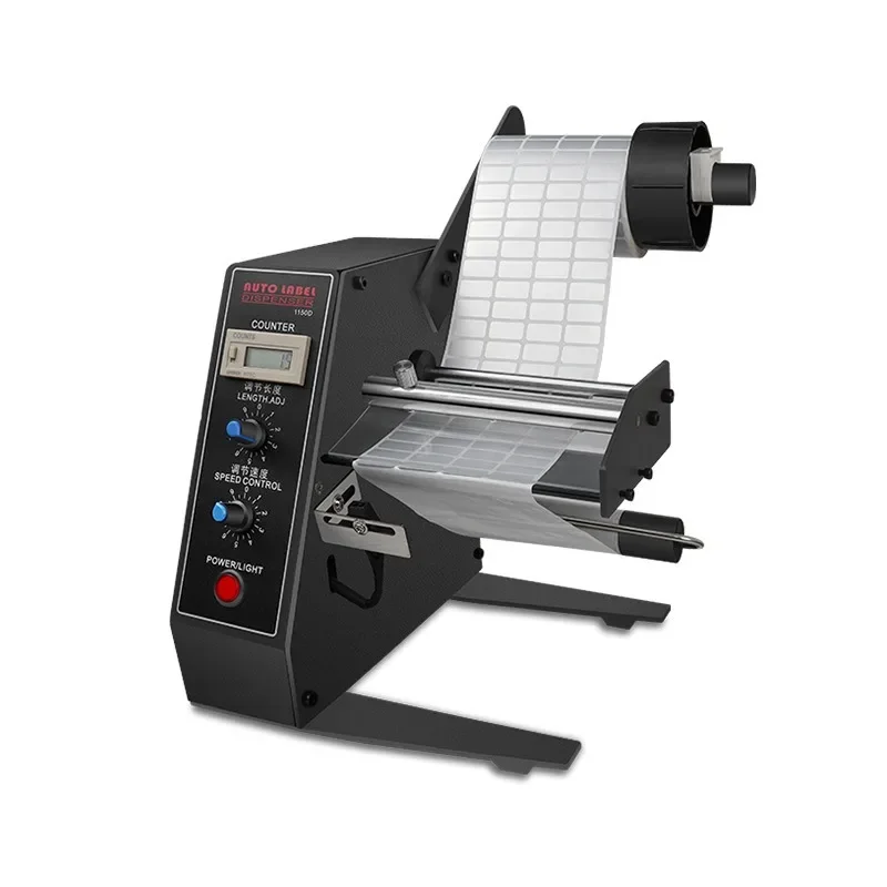 1150D Automatic Label Peeling Machine 220V/110V Sticker Peeling Machine Digital Control Self-Adhesive Label Separator