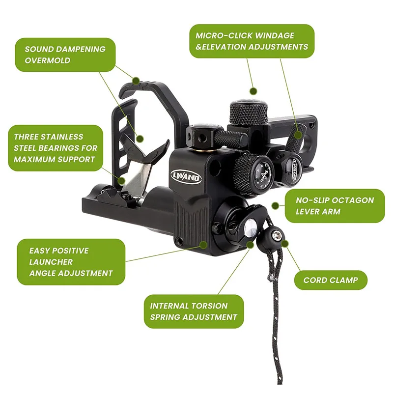 Archery Drop Away Arrow Rest Fall-Away Full Capture Containment Compound Bow Shooting Hunting Accessories