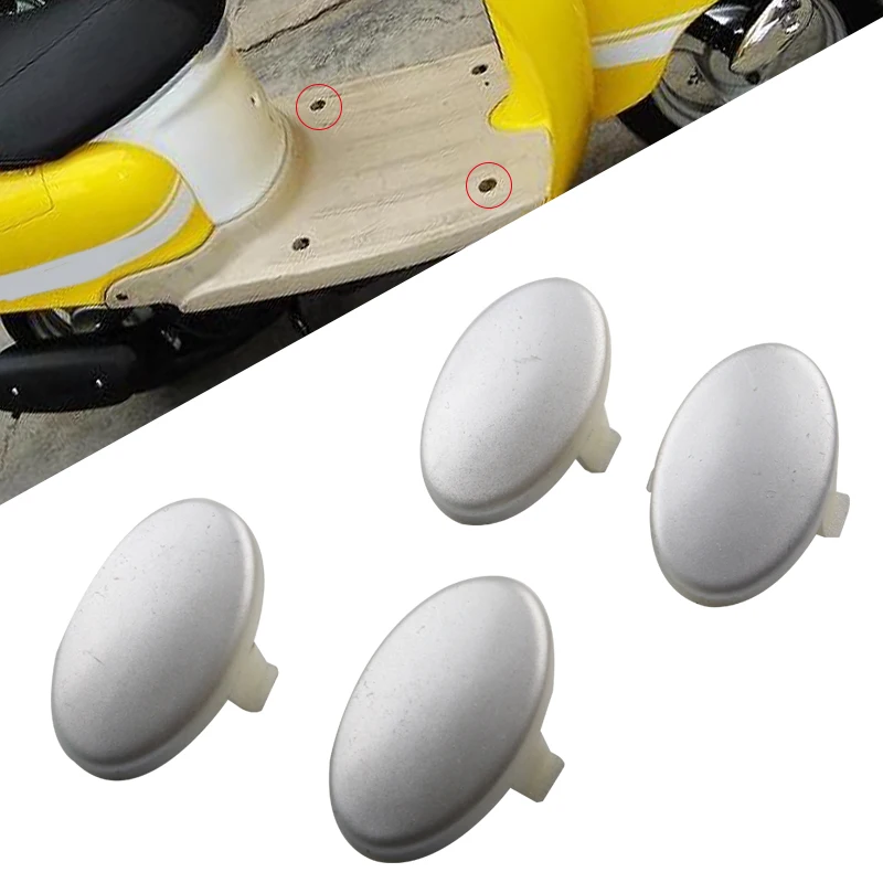 Motorcycle Footrests For JOG 50 JOG ZR VINO 5AU Motorcycle Scooter Foot Rests Screw Hole Cover Foot Board Clip Cap