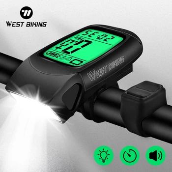 Bicycle Computer LED Light Horn