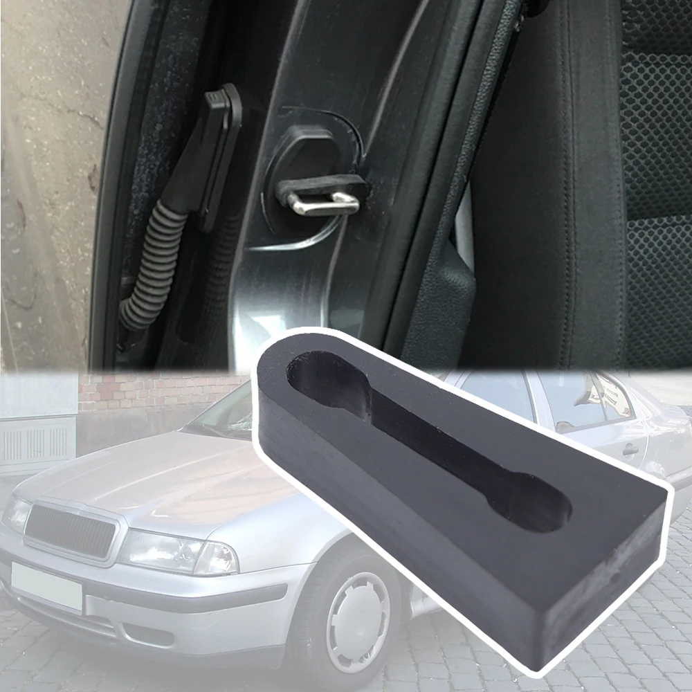 Car Sound Deadener Damper Door Lock er Deadening Damping For Skoda Octavia MK1 MK2 MK3 1997-2014 2015 car door lock damper car sound deadener