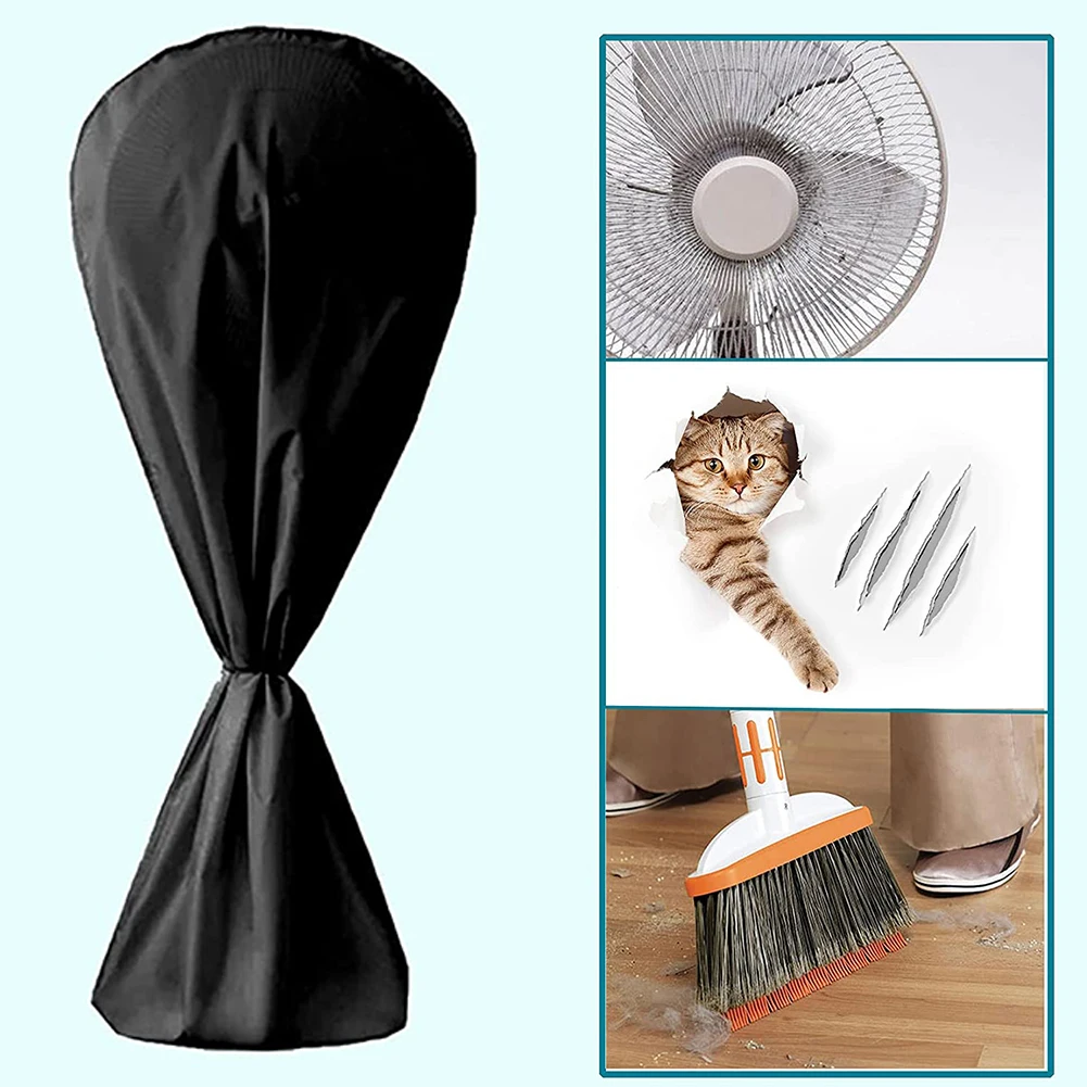 Electric Fan Cover Waterproof Dust-proof Fan Cover Oxford Cloth 145*75cm Cats Scratched Protection For Home Supplies 1pc