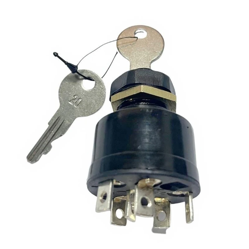 

87-17393 420381-1 MP41000 87-88107A5 Marine Ignition Key Switch Push To Choke 6 Terminals Fit for Sierra Mercucy