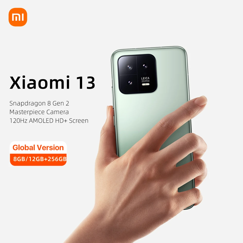 Global Version Xiaomi 13 5G Snapdragon 8 Gen 2 50MP Leica Camera 120Hz  AMOLED Display IP68