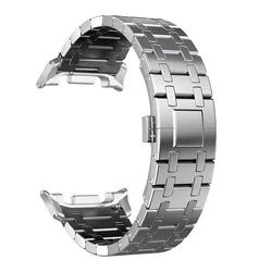 Luxury Stainless Steel Metal Watchband for Men - Elegant No Gap Design (S)
