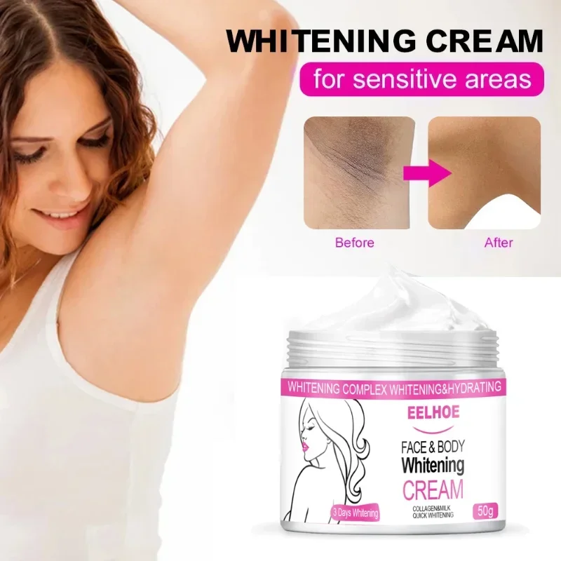 

Whitening Cream Whitening Bleaching Face Body Lightening Cream Underarm Armpit Whitening Cream Legs Knees Body Lotion Skin Care