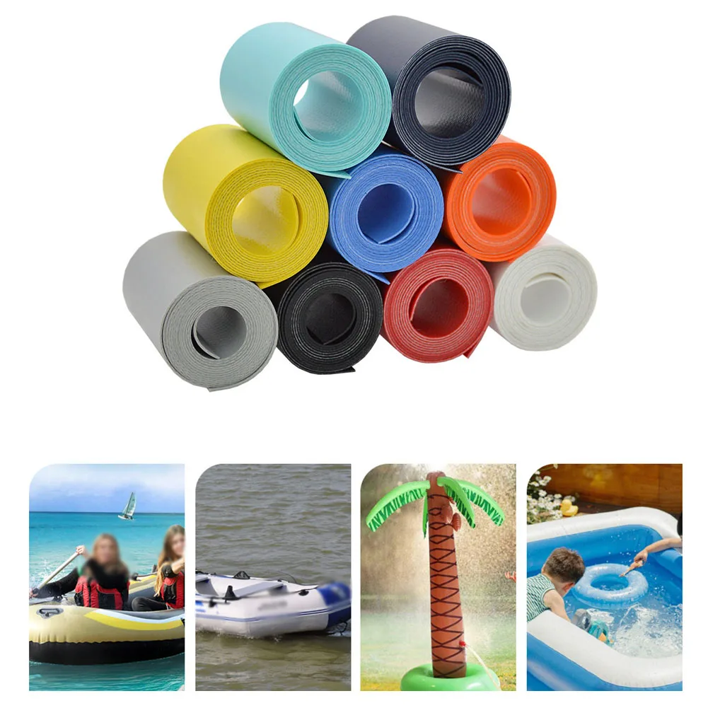 1pc Schlauchboote-Kajak Spezielle Beschädigt-Leck Loch PVC Reparatur Patch Kit 100x5cm Geklebt Wasserdicht patch Werkzeug Boot Zubehör – Detail 1