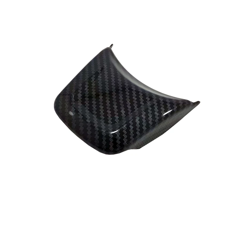 ABS Carbon fiber look Steering Wheel Decorative Frame Trim Car-styling For Jaguar XE XF F-Pace 2016 2017 5