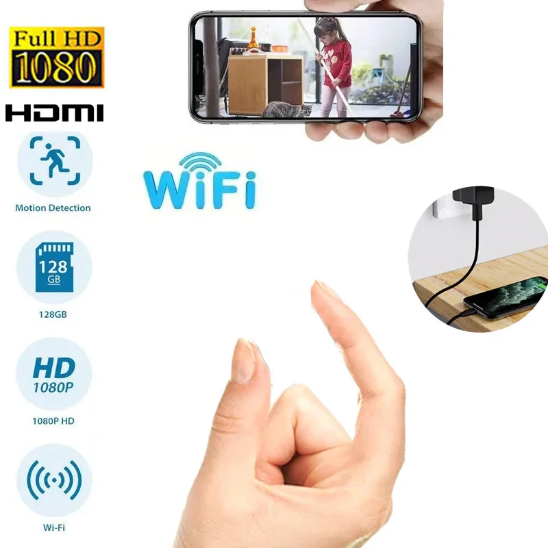 

Камера видеонаблюдения Full HD с поддержкой Wi-Fi, 1080P