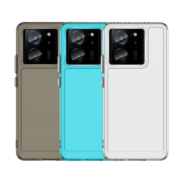 For Xiaomi Mi 13T Pro Case Cover Mi 13T Pro Capa New Shockproof Bumper Back  Armor Colour Transparent Clear Fundas Xiaomi 13T Pro - AliExpress