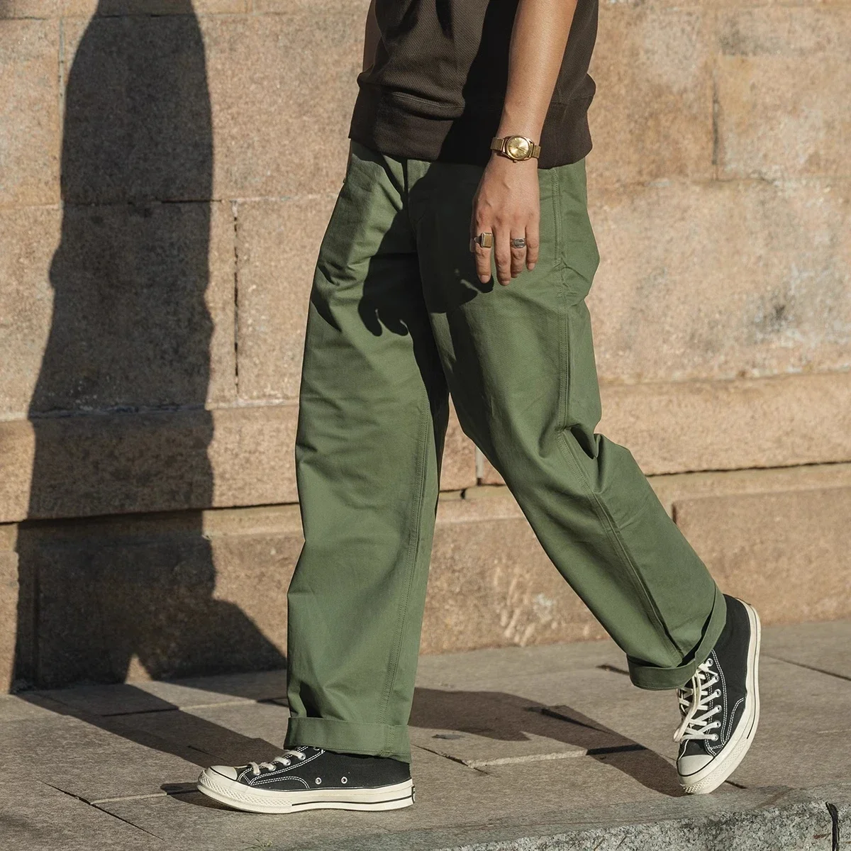 Bronson 1944 USMC Officer Chino Pants Straight-Leg Mens Military Trousers Khakis 3