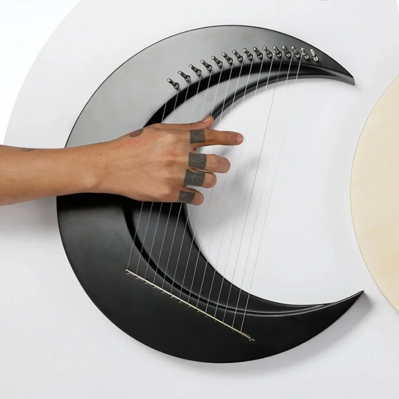 New Portable Harp 8/15-string Lyre Beginner 10-string Lyre Small Harp Unique Art Design Chinese Musical Stringed Instruments