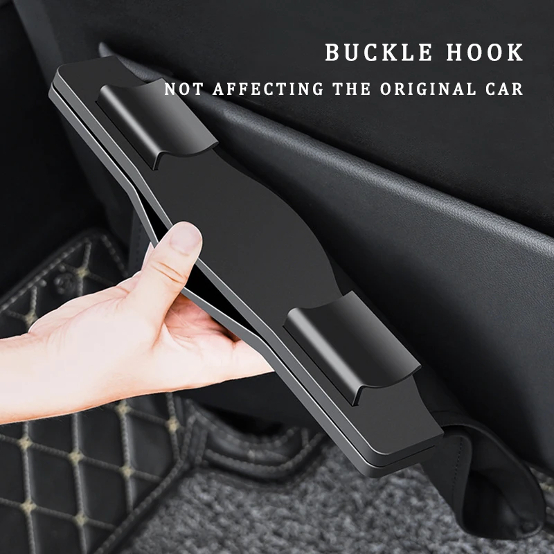 Car front seat LED waterproof magnetic adsorption garbage bin suspension car seat leather storage leak proof garbage bin 1 pcs car storage bag car trash can car trash bag