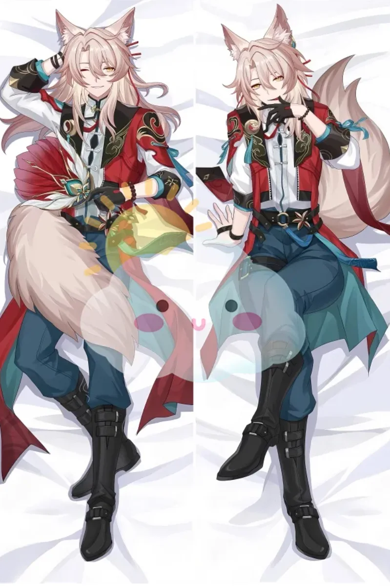 Honkai: Star Rail Impact Game Jiao qiu Cosplay Dakimakura Pillow Case Hugging Body Prop