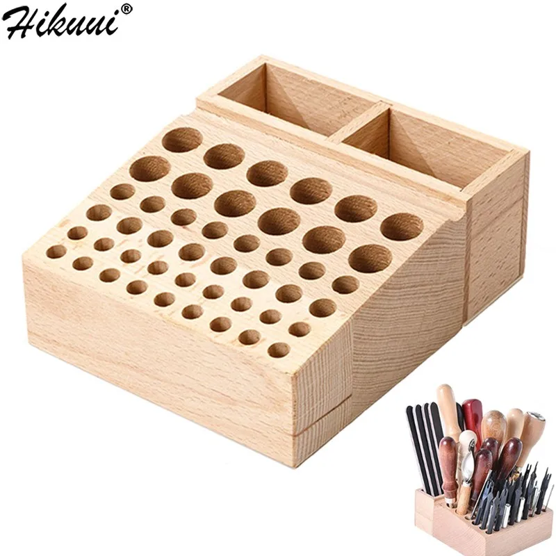 DIY-Leather-Craft-Rack-Beech-Wooden-Leather-Carving-Punching-Tools ...