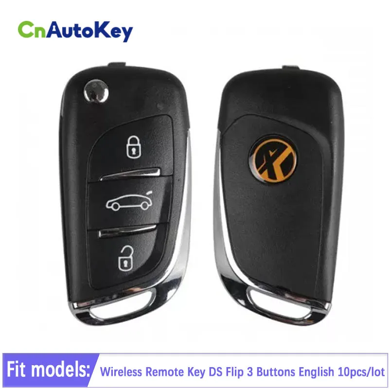 

Xhorse VVDI2 XNDS00EN Remote DS Type Wireless Universal Remote Key 3 Buttons 5pcs/lot