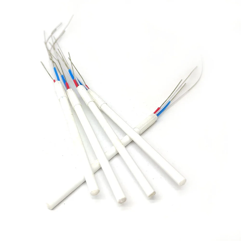 Soldering Iron 2 Pcs Ceramic Heating Core Part Replacement for 936 878L2 601D 603D Welding Station