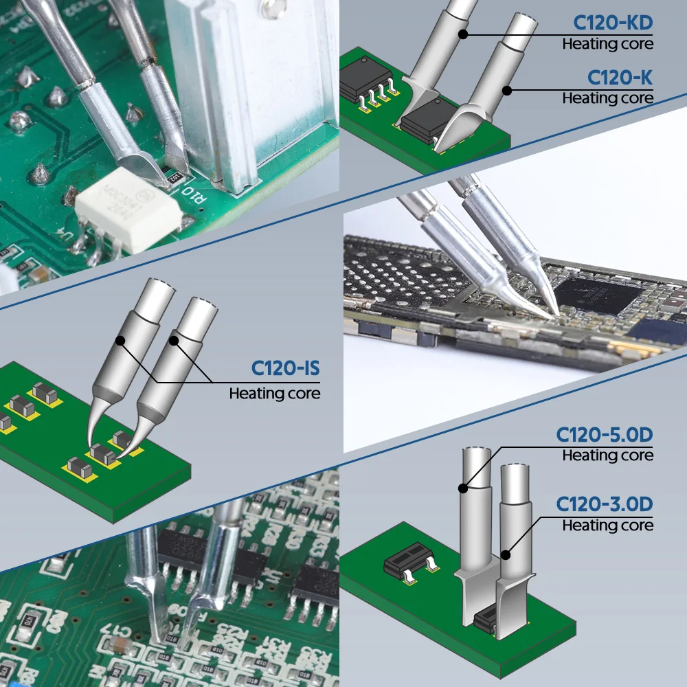 WEP 982D-III Precision Soldering Iron Station with Tweezers for Microscope Soldering Electronics