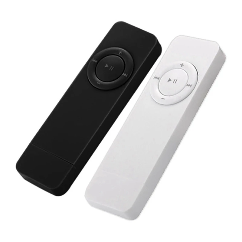 

2X Портативный USB спортивный U-диск мини Mp3 музыкальный плеер с поддержкой TF-карты 32 Гб (черный и белый)