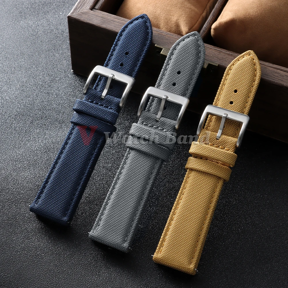 Nylon Quick Release Canvas Watch Strap - Universal Replacement