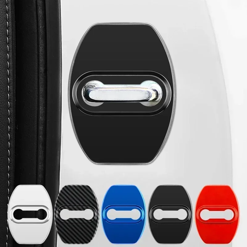 Car Styling Auto Door Lock Cover Anti-Rust For Chevrolet Trax Cruze Malibu Camaro Cavalier Equinox Orlando Lova RV Mon car door lock cover