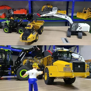 KABOLITE RC 1/18 K966 ładowarka 336GC koparka hydrauliczna K960 ciężarówka hydrauliczna zabawki dla chłopca modelu maszyn budowlanych