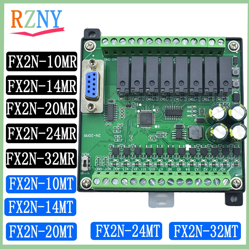 Plcindustrialcontrolboarddomesticfx2n1014202432mrmtserial