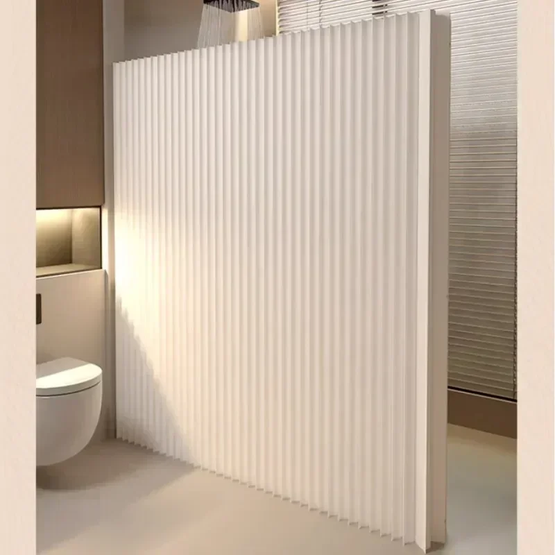 2M Height Home Decor Retractable White Organ Paper Wall Screen Room Dividers Office Partition Removable Folding Baffle