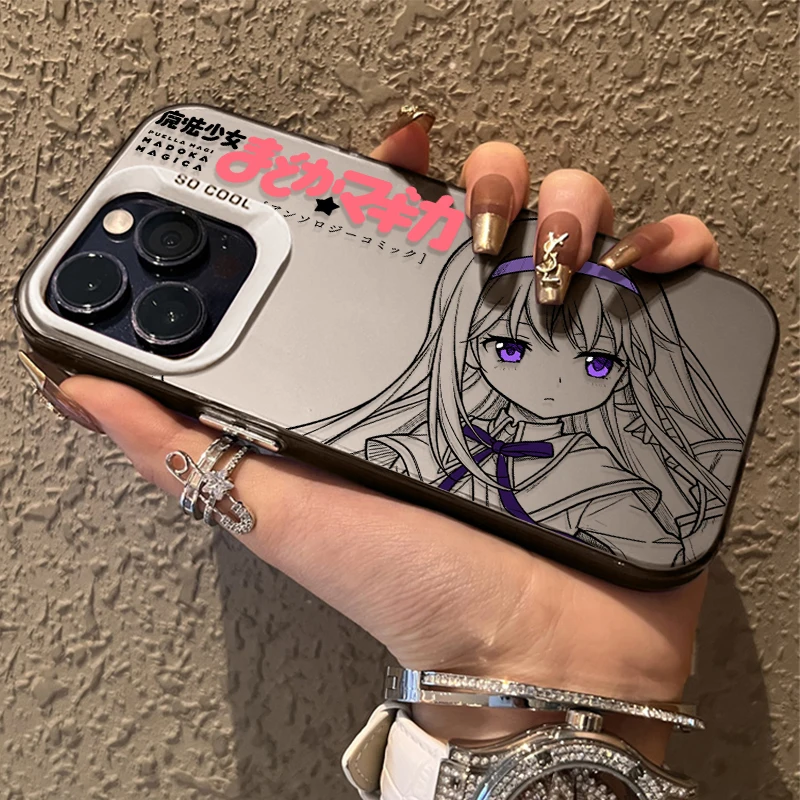 Charming Anime Madoka Homura Art Line Phone Case Cover