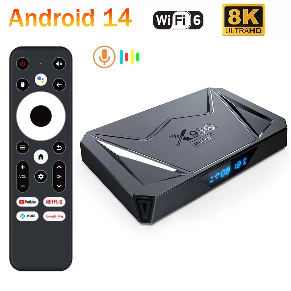 Smart TV BOX X96Q PRO PLUS Android 14 TV Box Allwinner H728 Octa Core ...