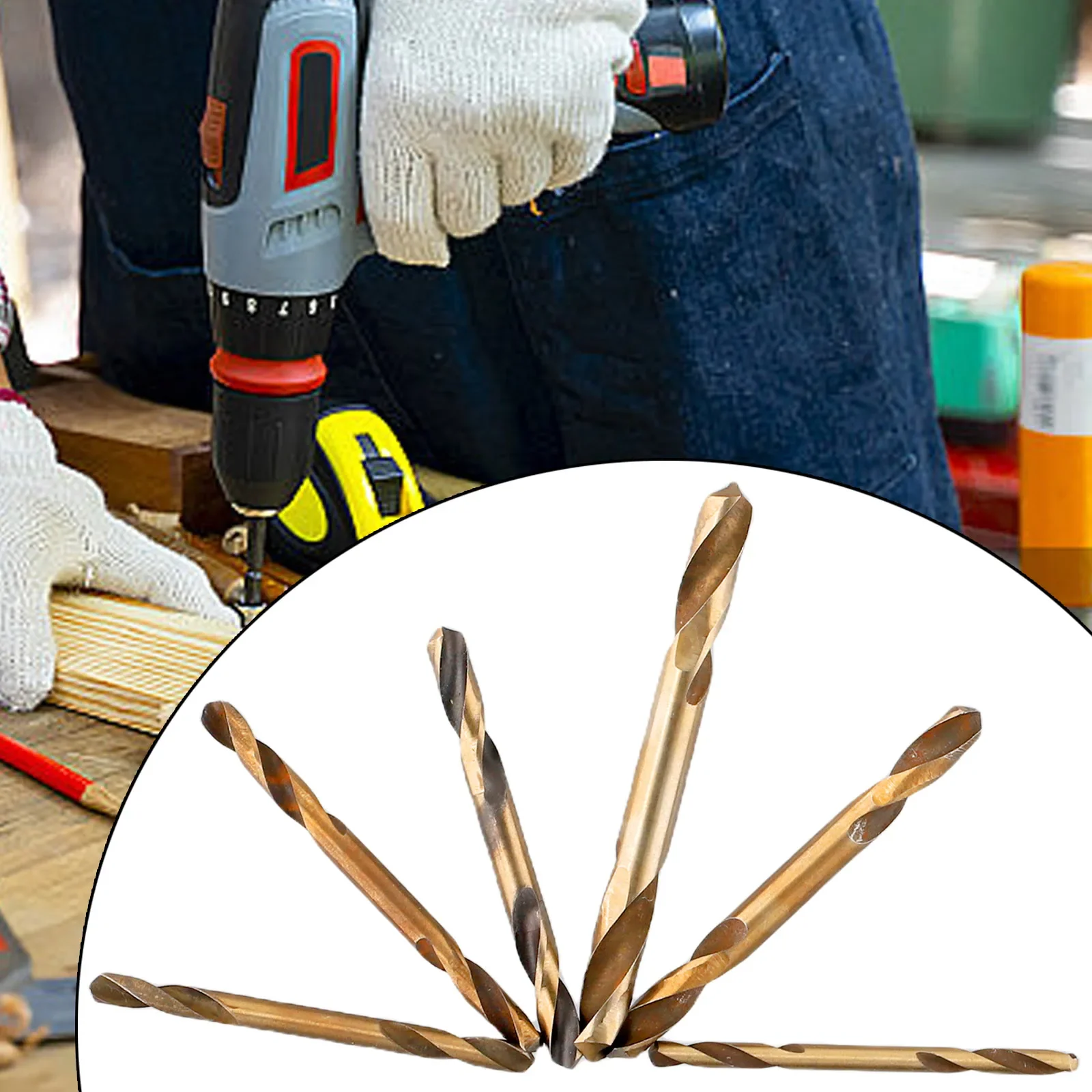 

6-Piece HSS Dual-Headed Auger Drill Bit Set Suitable For Drilling Metal Stainless Steel And Wood With Precision