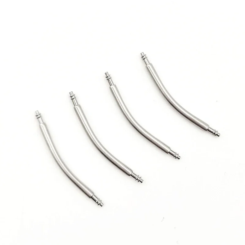 10PCS Stainless Steel Curved Spring Bar Watch Strap Link Pins - Versatile Width 16mm-24mm