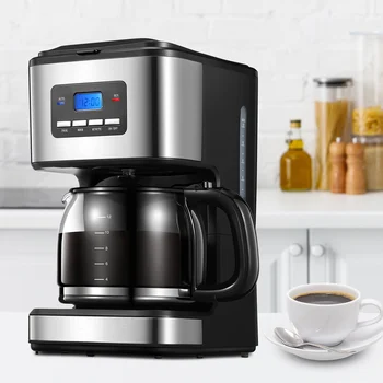 Macchina da caffè con filtro, macchina per caffè americano programmabile, tecnologia avanzata del soffione doccia, produzione rapida e timer 24 ore 1