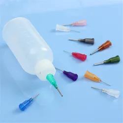 30ML/50ML Empty Plastic Syringe Bottle Alcohol Bottle Rosin Flux Rosin Flux Dispensing Machine +11 Needle Tool Accessories