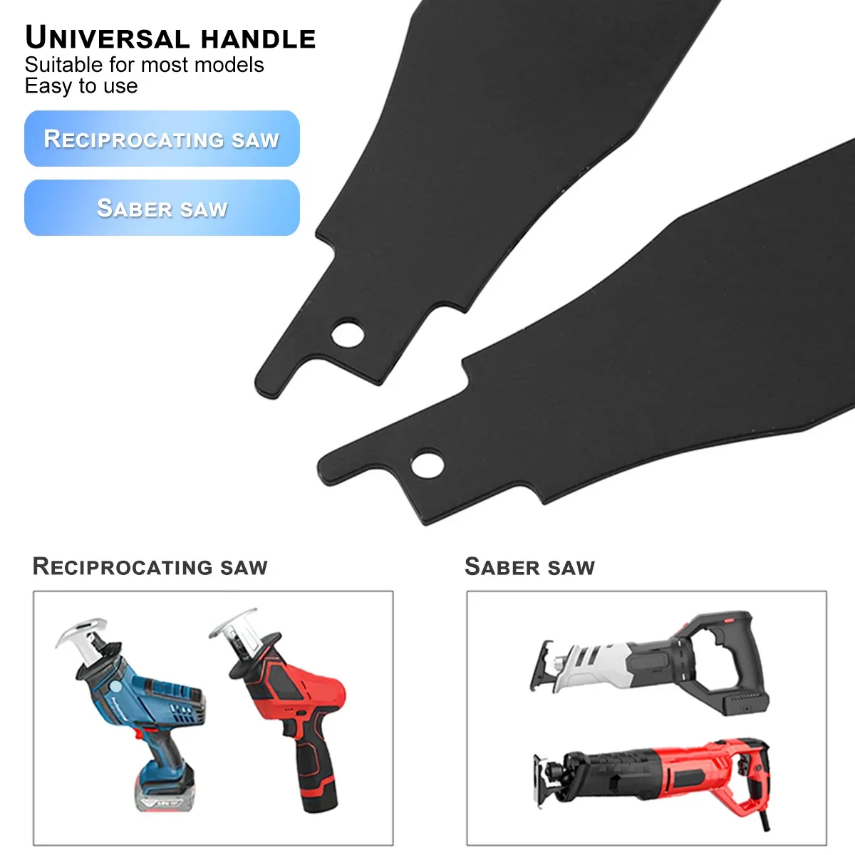 2/4Pcs Reciprocating Saw Blades 10/30/50/100mm Saber Shovel Electric Cleaning Shovel Removal Ground Mud Cleaning Wall Putty Tool 2