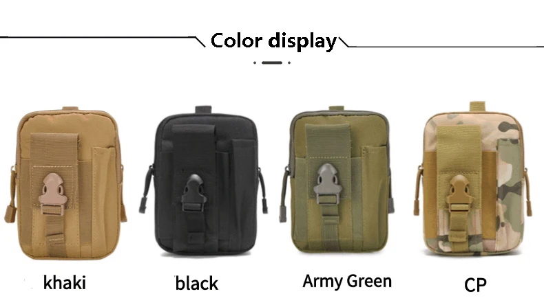 Universal EDC Taktische Molle Tasche Taille Tasche mit Handy Holster Outdoor Gear Tool Gadget Tasche Gürtel Taschen – Detail 9