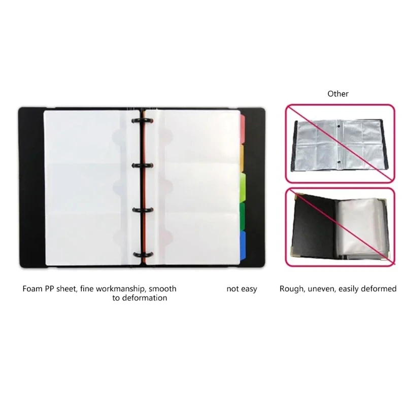 Business Card Organizers Name Card Holder Business Holder Book Portable Binder Credit Cards