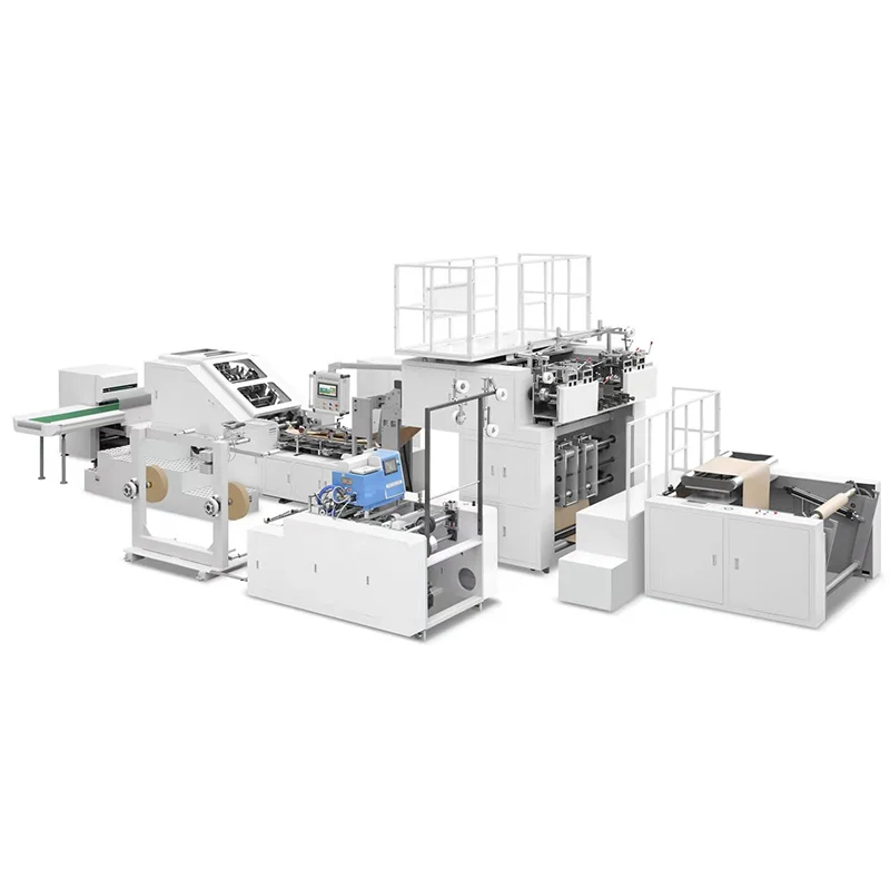 RZFD-330/450 Square Bottom Paper Bag Making Machine With Printing - MTED